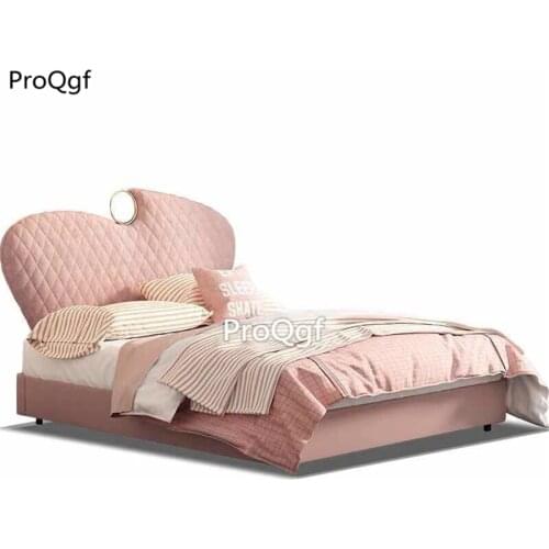 Prodgf 1 Set 120*200cm lovely pink Children Bedroom Bed no mattress
