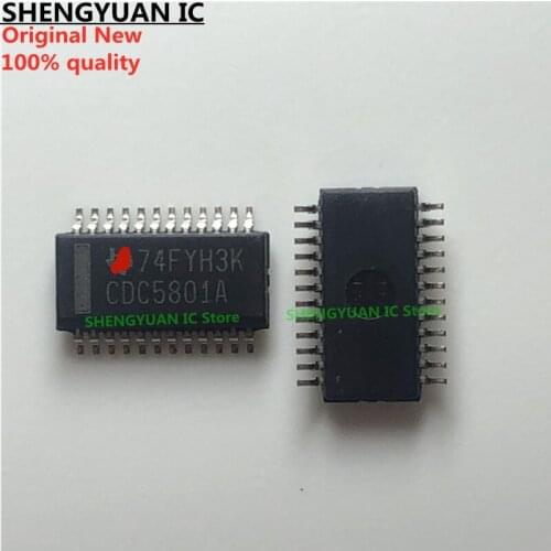 2pcs CDC5801ADBQR CDC5801A CDC5801ADBQ CDC5801ADBQRG4 QSOP-24 Low Jitter Clock Multiplier 100% new imported original