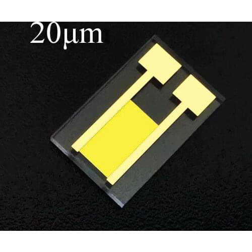 Customized Transparent Interdigital Electrode Quartz Glass Capacitor Array MEMS Gas Biosensor Photoelectric Detection