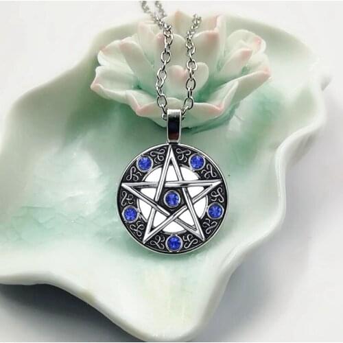 2019 New Fashion Retro Style Jewelry Pentagram Pendant Necklace High Quality Necklace