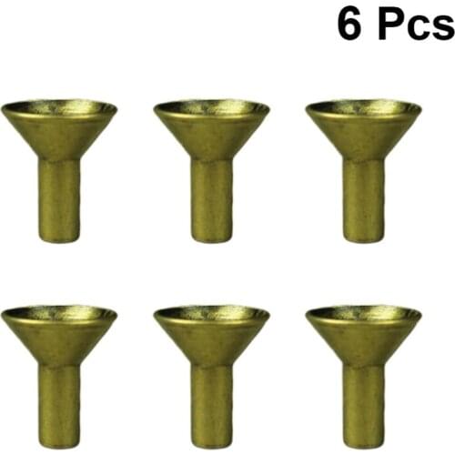 6pcs Creative Metal Filter Shape Censer Holders Retro Cucurbit Core Incense Stick Rack for Backflow Burner