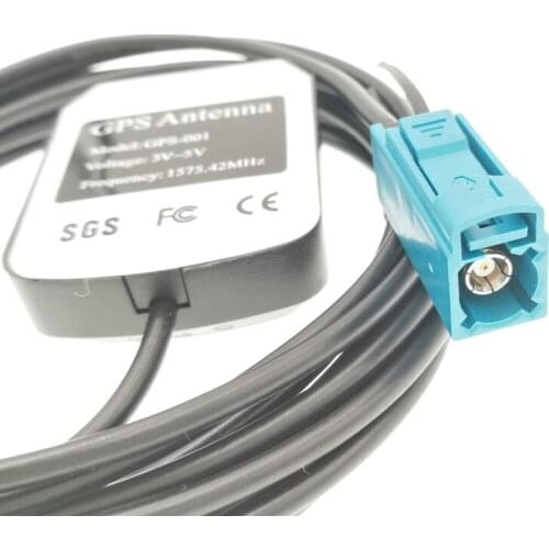 FAKRA 'Z' Car GPS Navigator antenna Universal Connector auto aerial all car 3M 10ft cable Green