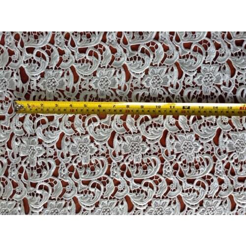 FREE SHIPPING high quality fashion water soluble guipure flower heavy embroidery lace fabric,XERY14036