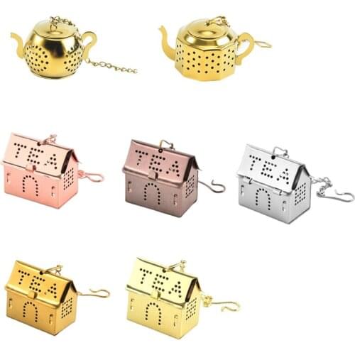 Teapot House Tea Infuser Stainless Steel Tea Set Accessories Tea Ball Spice Flower Tea Strainer Herbal Strainer Kitchen Tool