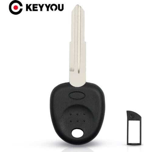 KEYYOU left key blade Transponder Chip key shell case For Hyundai Accent Coupe Getz Elantra Excel Getz Lavita TiburonTucson