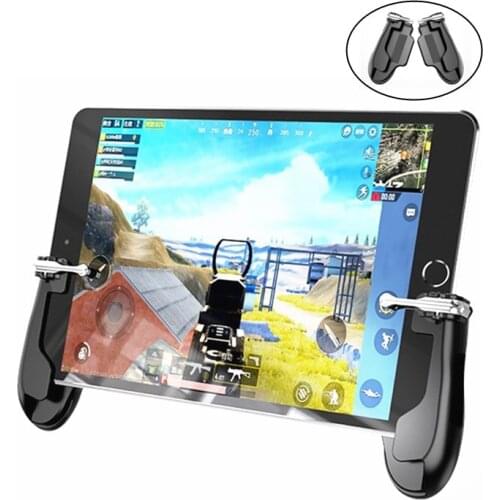 For Ipad Tablet Capacitance L1R1 Fire Aim Button Triggers Gamepad Joystick, COD PUBG Trigger Controller, For Tablet FPS Games