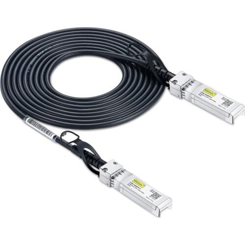 SFP+ DAC Twinax Cable, Passive, Compatible with Cisco SFP-H10GB-CU4M, Ubiquiti and More, 4 Meter(13ft)