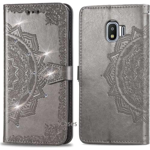Leather Flip Case For Samsung J2 Pro 2018 Book Cover Wallet Cards Holder Coque For Samsung J2 Pro 2018 Mobile Phone Cases Hoesje