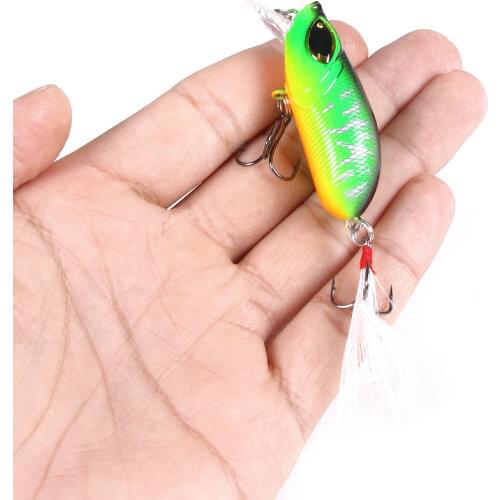 HENGJIA Fishing lures Sinking Minnow High Quality Tackle 55mm 8.2g Wobblers Crankbait with 8# Hooks 3D Eyes CB034