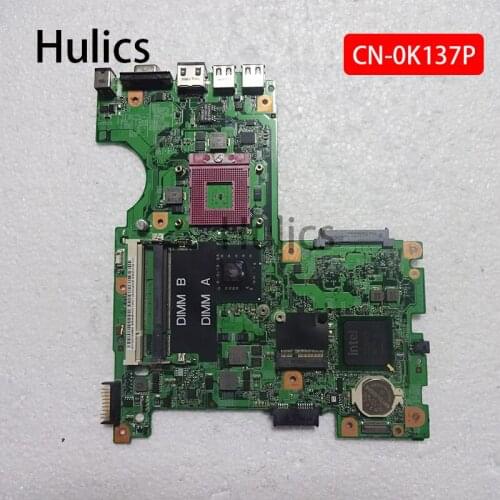 Hulics Original Laptop motherboard For DELL Inspiron 1440 I1440 Mainboard CN-0K137P 0K137P 08265-1 48.4BK09.011 GM45