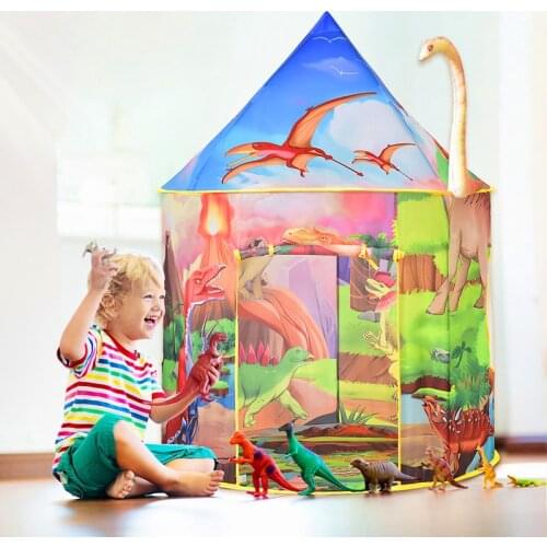 Dinosaur Boys Toy Tents Playhouse Foldable Game House For Children Play Tent House For Kids Indoor Childrens Tent