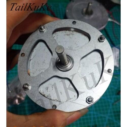 Miniature Disc Coreless Permanent Magnet Generator High Efficiency Miniature Low Speed Low Resistance Generator