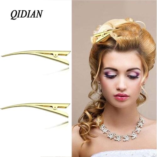 QIDIAN Korea Version Fashion Girls Shining Headwear Hair Clips Duck Mouth DIY Hair Styling Hair Accessories Hair Jewelry Women