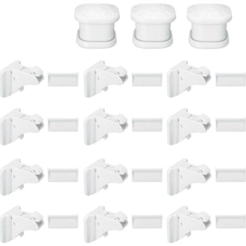 MOOL 30 Pcs Magnetic Cabinet Drawer Cupboard Lock Kids Baby Safe Child Proof Kit