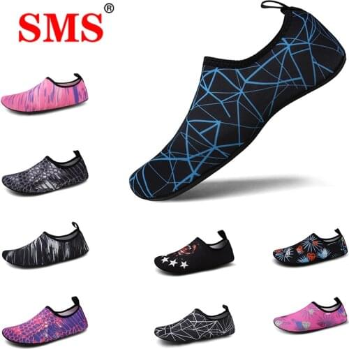 SMS Barefoot Shoes Men Summer Outdoor Water Shoes Woman Swimming Diving Sock Non-slip Aqua Shoes Beach Slippers Fitness Sneakers