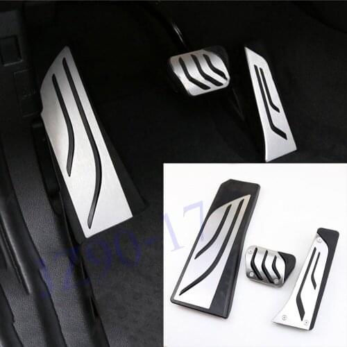 Non-Drilling Antislip Pedal Brake Accelerator Pedal Plate Pad Fit For BMW 5 6 7 Series X3 X4 Z4 Accessories