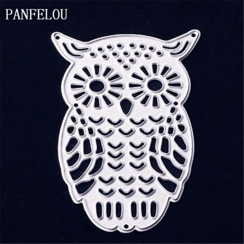 PANFELOU Metal craft Black nights head hawk paper die cutting dies for Scrapbooking/DIY Easter wedding Halloween cards
