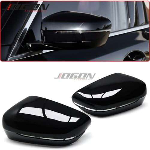Side Wing Mirror Cover Caps Bright Black RearView Mirror Case Cover For BMW G30 G31 G32 G11 G12 G14 G15 G16 M5 F90