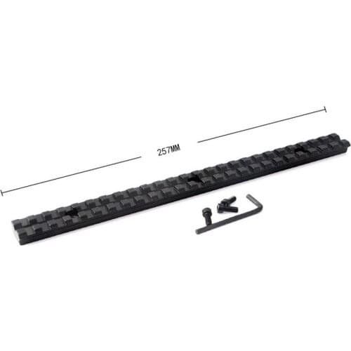 Tactical Hunting 20mm Rail Picatinny Scope Bases 257mm Mount Picatinny Weaver Rail Scope Mount For Airsoft Rifle Scope