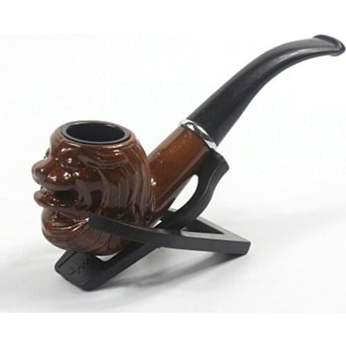 High-grade Resin Pipe Rasta Tobacco / Smoking Pipes Mill Smoke Narguile Grinder Cigarette Gift Box