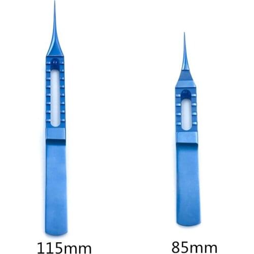 1pcs Ophthalmic Straight Tying Forcep 85mm/115mm with 4.5mm tying Platform Ophthalmic Instrument
