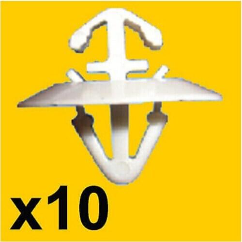 10x For Vauxhall Vivaro Side Moulding / Door Trim Clips