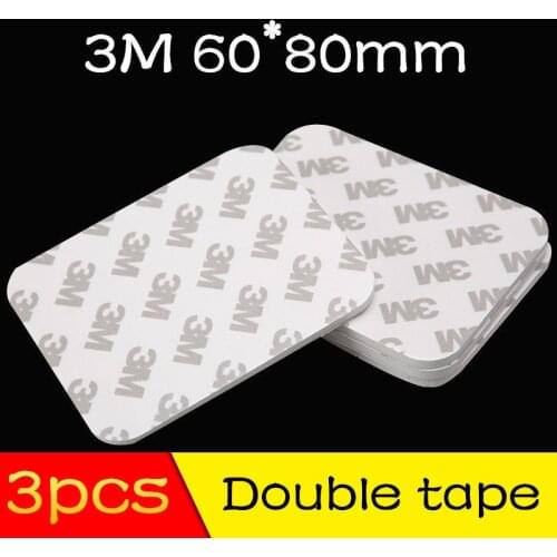 3pcs 60*80mm Adhesive 3M eva Foam damping rectangular Foam Two Sides Stick Double Sided Tape for RC parts hobby ESC or receiver
