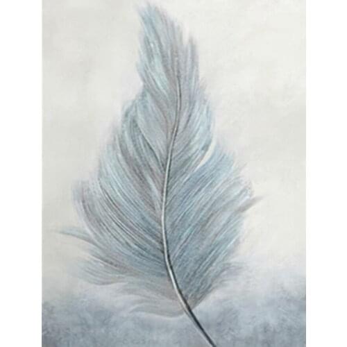 5d diamond painting full Drill square round Soft feather abstract art diamond embroidery diy diamond mosaic home decor A1272