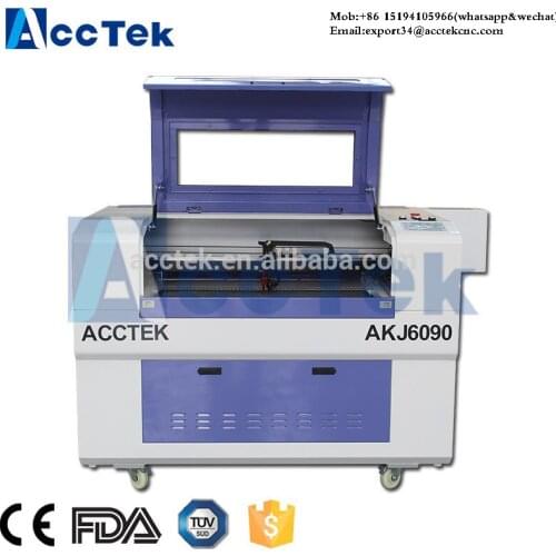 AJ6090 laser cutter co2 graveur laser Co2 laser machine with high quality