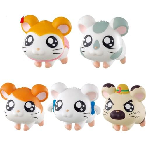Bandai Genuine Gashapon Trotting Hamtaro Hugging Data Cable Hamster Protective Case Spot