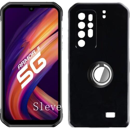 Ring Holder Bracket Case for Ulefone Armor 11 5G Shockproof Soft TPU Cover for Ulefone Armor 11 Couqe Fundas