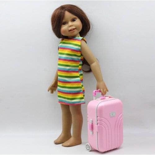Travel Set Suitcase For 18inch American Girl Doll Doll Accessories
