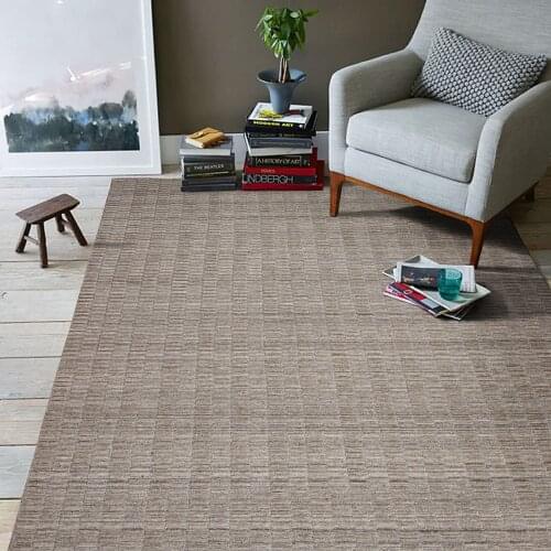 India Manual Pure Snuff Wool Carpet Modern Concise Continuous System New Chinese Style Style A Living Room Bedroom Carpet