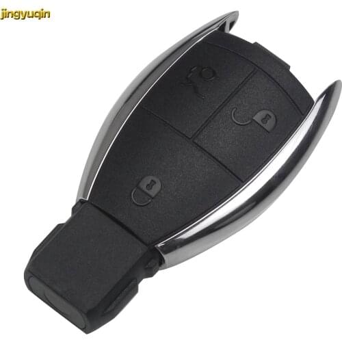 Jingyuqin 3 Buttons Remote Key Case Smart Key Shell for MERCEDES BENZ A B C E G R CL CLK E G GL M S SLK CLASS Fob Car-styling