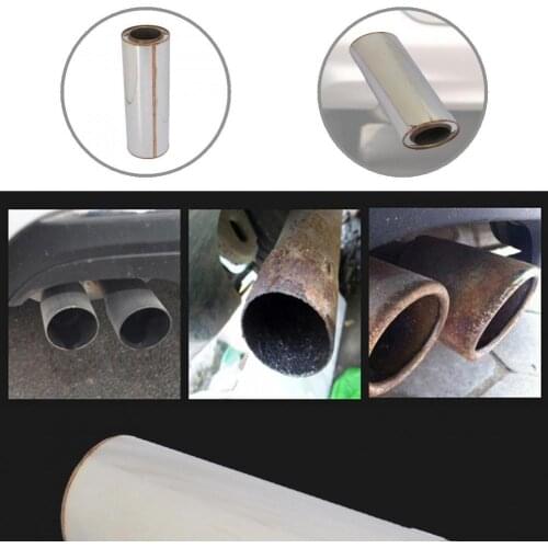 Lightweight High-quality Anti -rust Exhaust Pipe Tip End Silver Color Exhaust Tip Wear-resistant for Automobiles