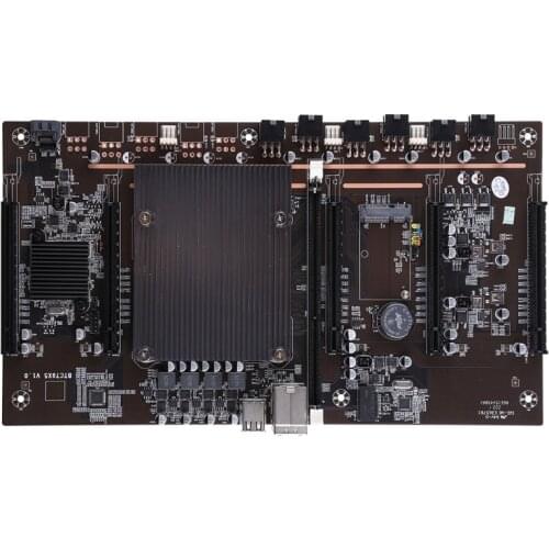 BTC X79-H61 Miner Motherboard DDR3 5x PCI-E 8X MSATA3.0 Support 3060 GPU Cryptocurrency Mining BTC Motherboard