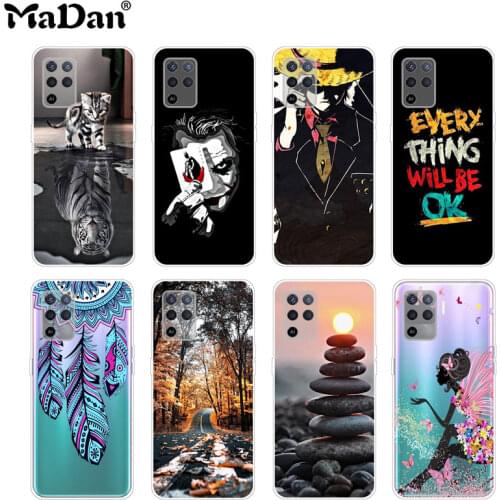 Soft Cover For OPPO A94 Case Coque Transparen Ultra Thin Silicone Colorful Drawing Cartoon Full Protection Back