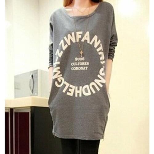 Wholesale women sweatshirts Fashion Autumn Style Hedging Loose Tops Women Casual Sweatshirt pullovers female outerwear DL1348