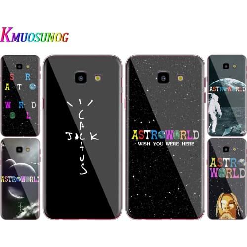 Transparent Cover Travis Scott Hiphop For Samsung Galaxy J8 J7 J6 J5 J4 J3 J2 Duo Prime Plus Core 2018 Phone Case
