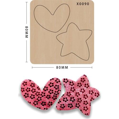 Scrapbook DIY handmade crafts wood moulds die cut Making Decor Supplies Dies Template