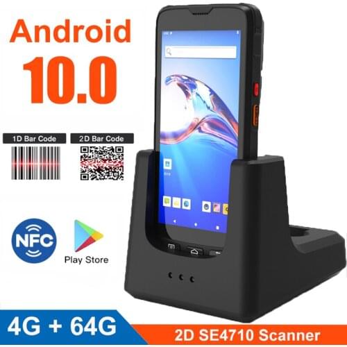 5.5 Inch Mobile Android 10.0 Cheap IP65 Rugged Handheld PDA Terminal 2D Barcode Scanner NFC Reader Logistic PDA Free Shippping