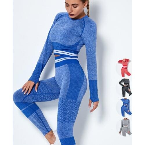 Sports Outfit Woman Seamless Sexy Yoga Set Fitness Clothing Sportswear Women Suit For Fitness Workout Gym Leggings Sport Sets