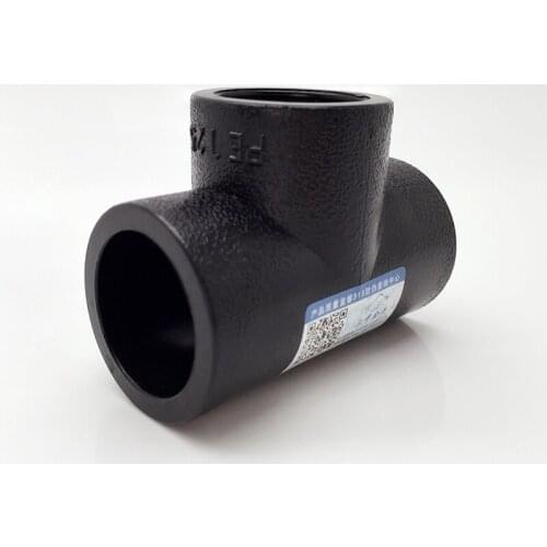 Gogo PE socket type Water pipe equal tee T32 T50 water supply joint pipe fittings connector