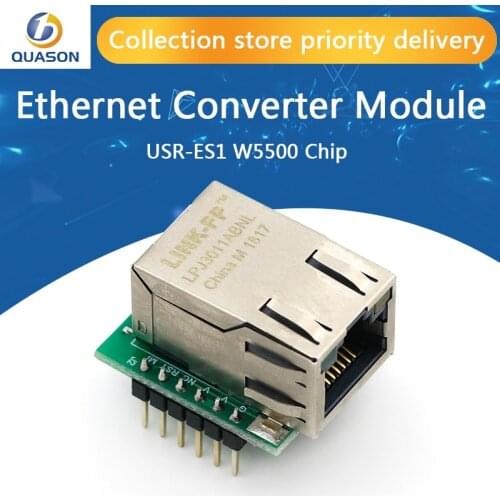 Smart Electronics USR-ES1 W5500 Chip New SPI to LAN/ Ethernet Converter TCP/IP Mod