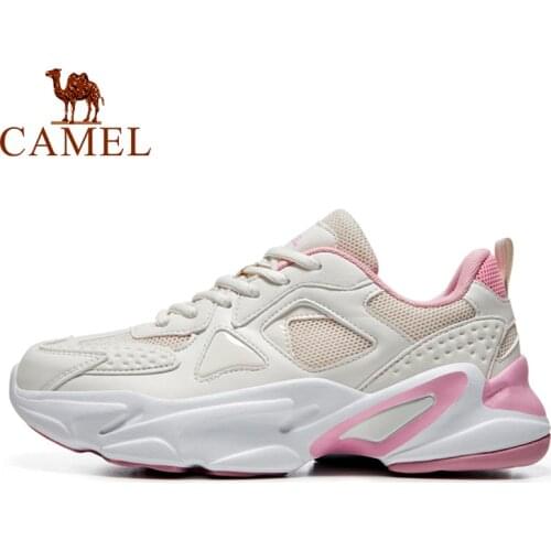 CAMEL Spring Summer Womens Sneakers Unisex Chunky Sneaker Shoe Men Shoes Fashion Breathable Outdoor Sports Casual Running Shoes
