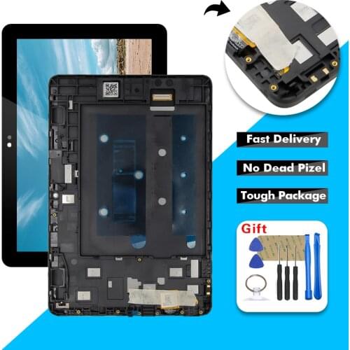 For Amazon Fire HD 8 10th Gen 2020 HD8 K72LL4 LCD Display Touch Screen Digitizer Assembly with Frame