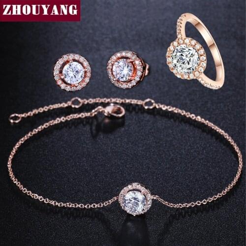 Свадебные ювелирные украшения ZHOUYANG China At AliExpress