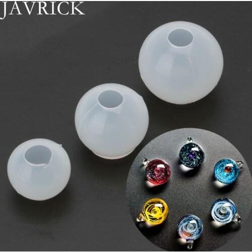 20 25 30mm Universe Ball Pendant Epoxy Resin Silicone Mold Crafts Decorations DIY Pendant Accessories Jewelry Making Tools