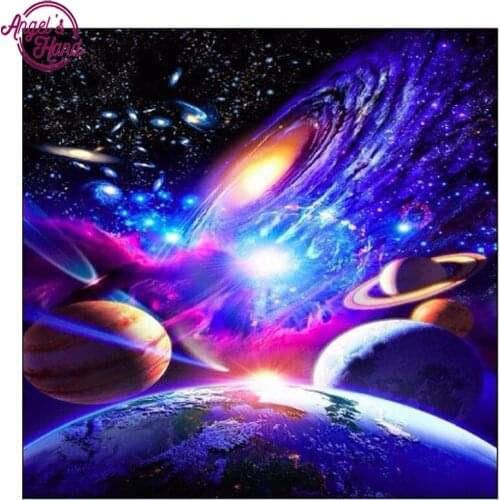 5d diy diamond embroidery Beautiful sky diamond painting Cross Stitch full square drill Rhinestone mosaic decoration