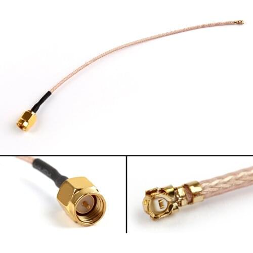 Artudatech 1Pcs RG178 Pigtail Cable U.FL/IPX to SMA Male Plug Center Antenna Adapter 15cm